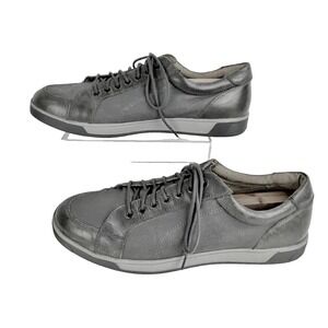 Cole Haan Vartan Leather & Canvas Tennis Shoes Men's 12M Gray Lace Up Sneakers